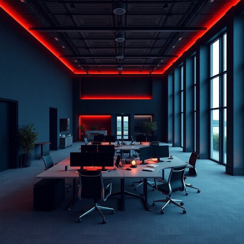 Coastal Holloway office at dusk in Drogheda